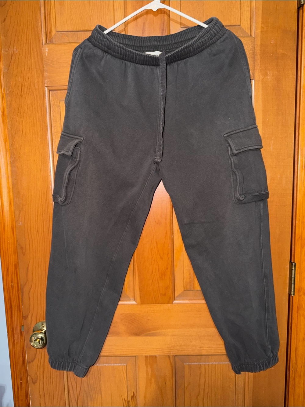 Aeropostale Black Cargo Jogger Pants for Men size small sweatpants
